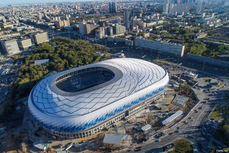 Стадионы:  «Динамо», «Лужники», «Казань Арена»