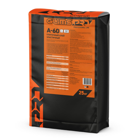 Плиточный эластичный клей GLIMS®A-60 однокомпонентный