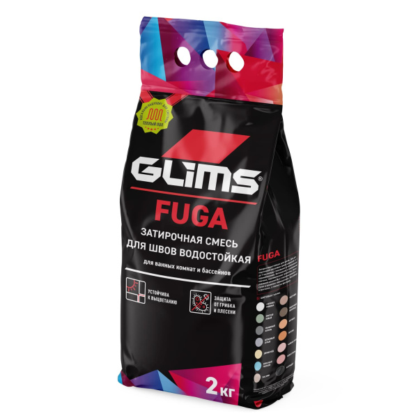 Затирка для швов GLIMS®Fuga межплиточная. Цвет: Снежная равнина.