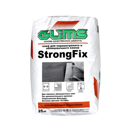 GLIMS®StrongFix mounting adhesive mixture with quick fixing